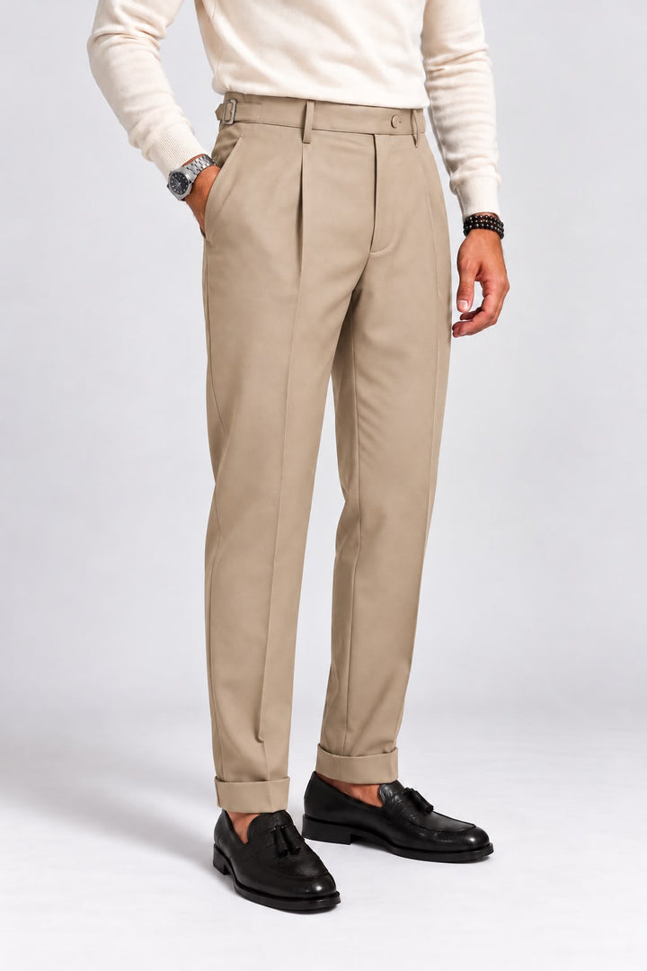 Pantalone 8025 fibia laterale con pinces