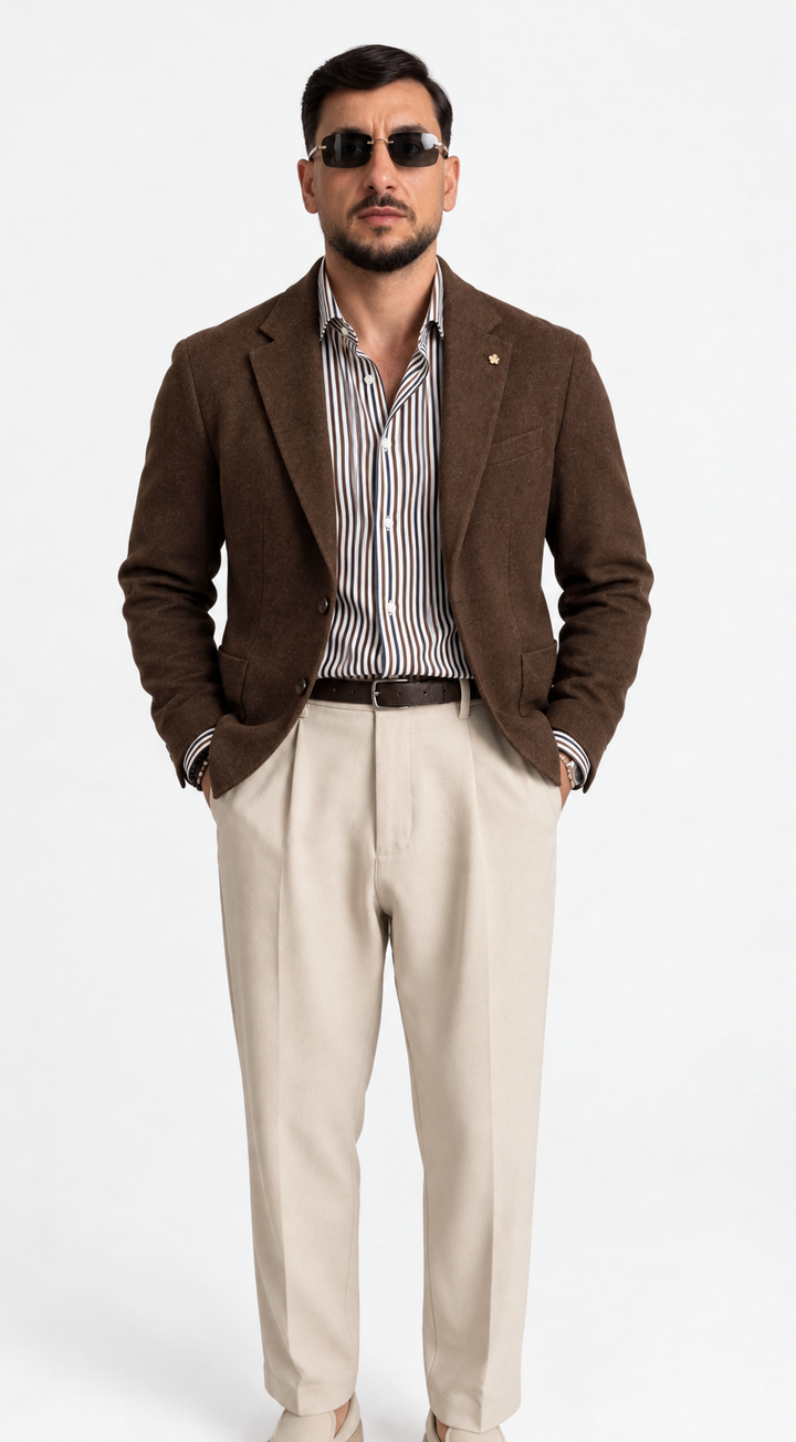 Blazer Sartoriale Misto Lana