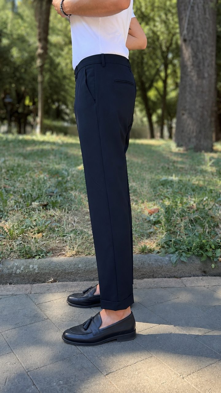 Pantalone Miller 8011 con abbottonatura laterale