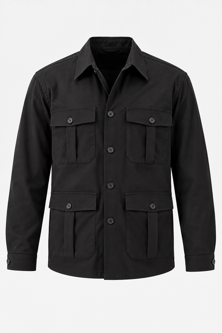 Sahariana Uomo Four Pocket