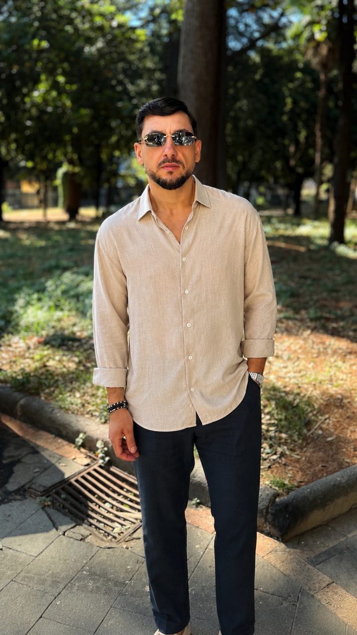 Camicia Sartoria Migliaccio 100% Lino
