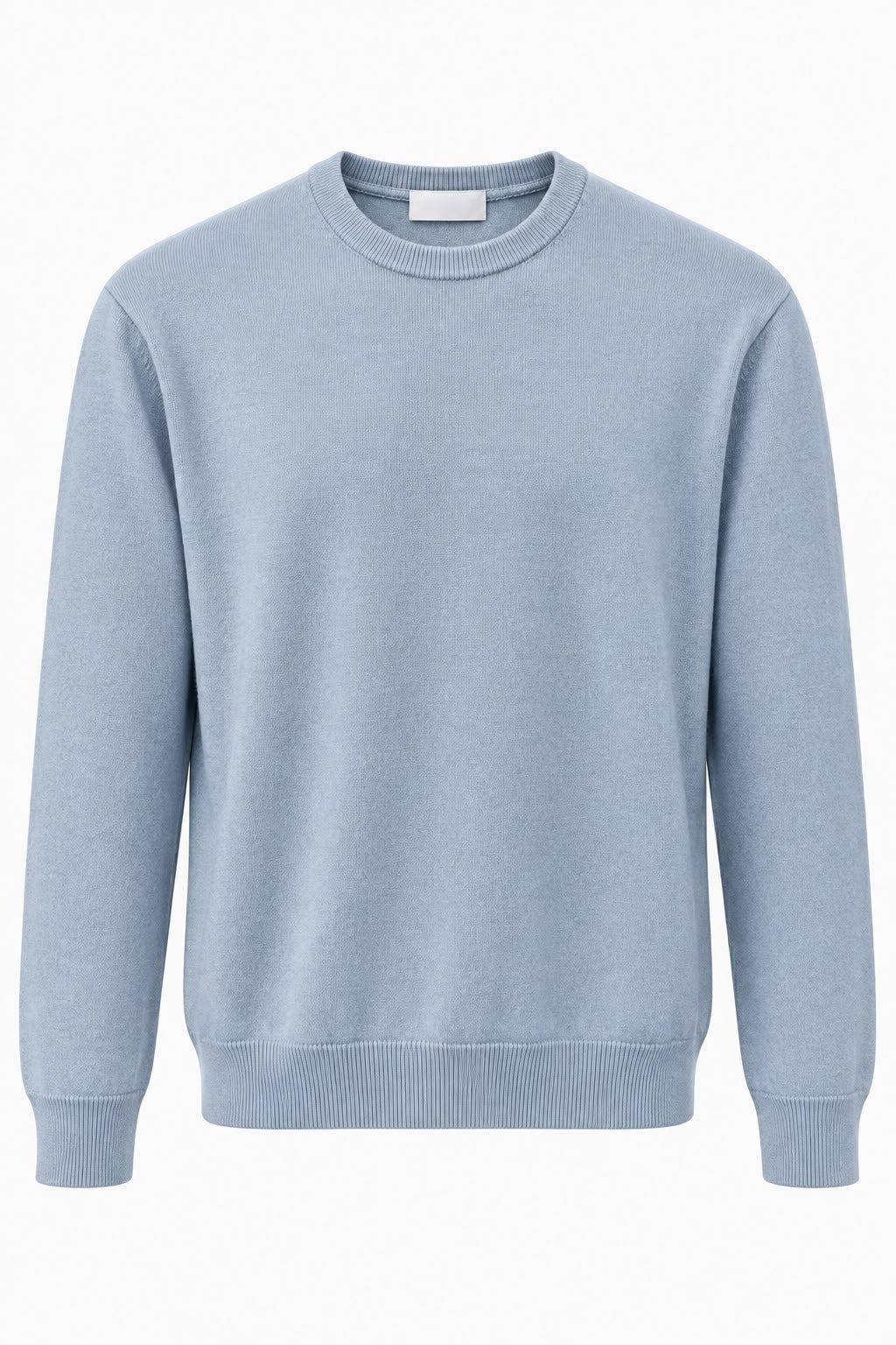 Pullover girocollo misto cashmere