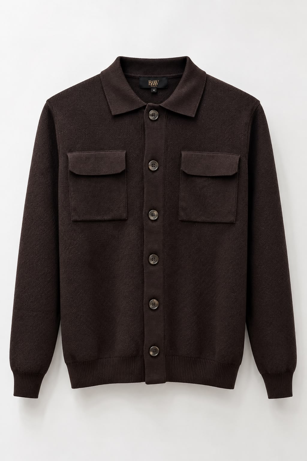 Cardigan strutturato con colletto