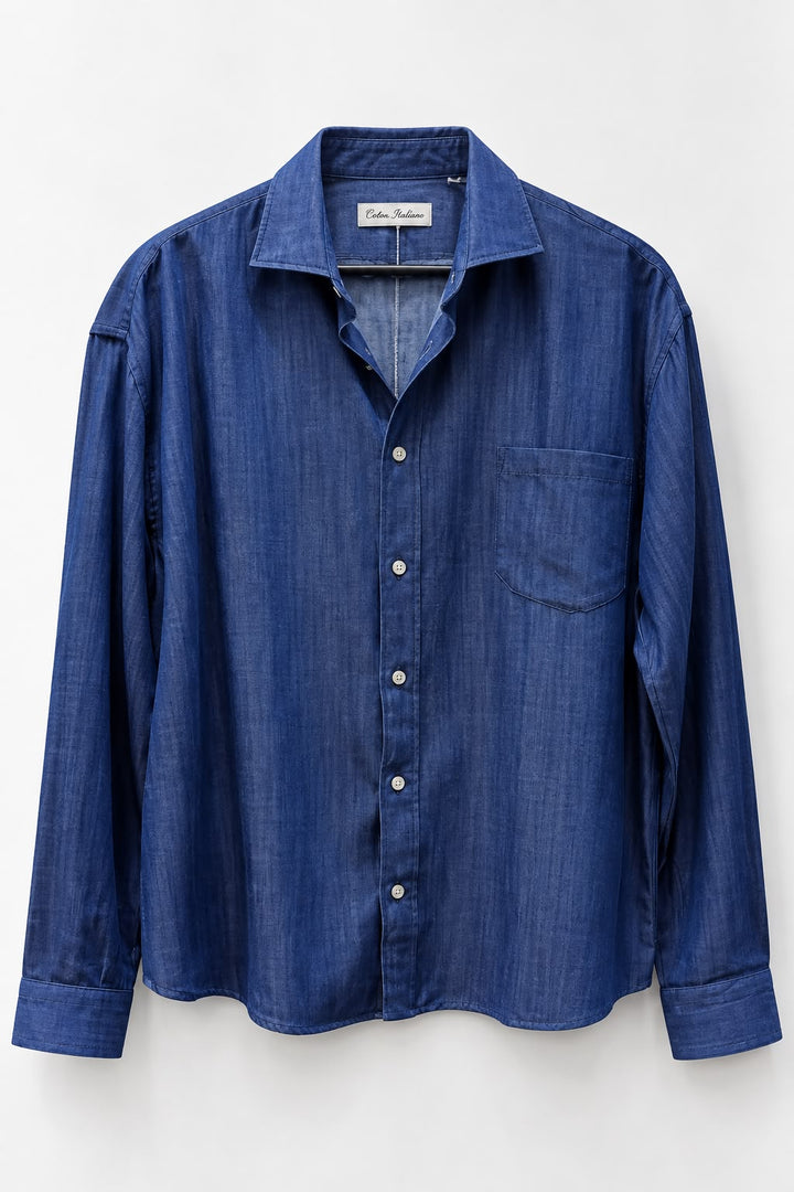 Overshirt denim Sartoria Migliaccio