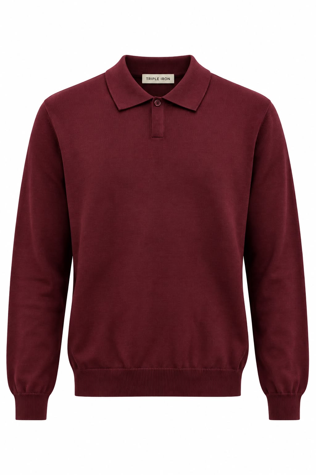 Polo in Maglia Premium e Manica Lunga
