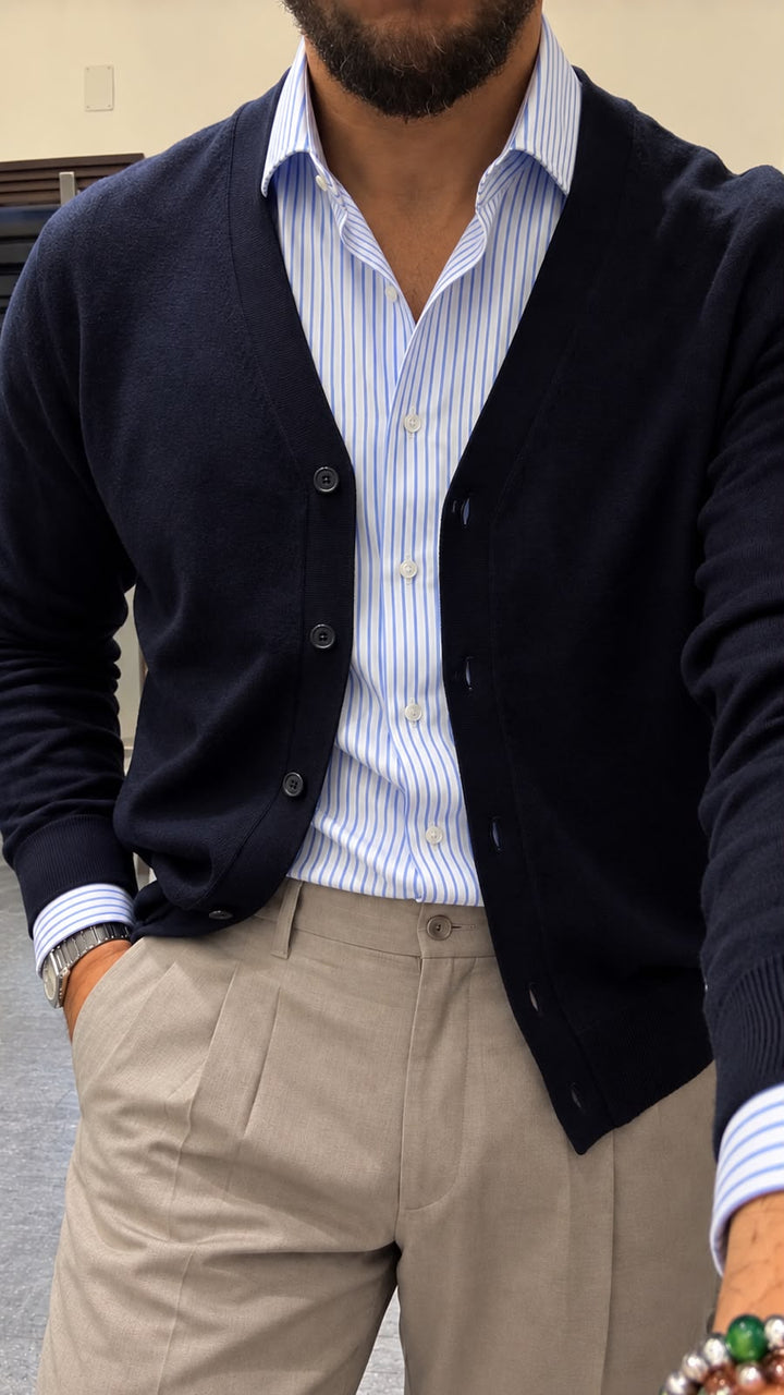 Cardigan con bottoni
