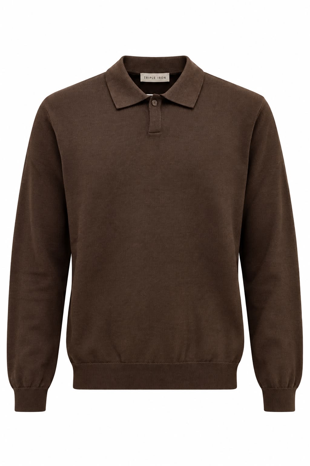Polo in Maglia Premium e Manica Lunga